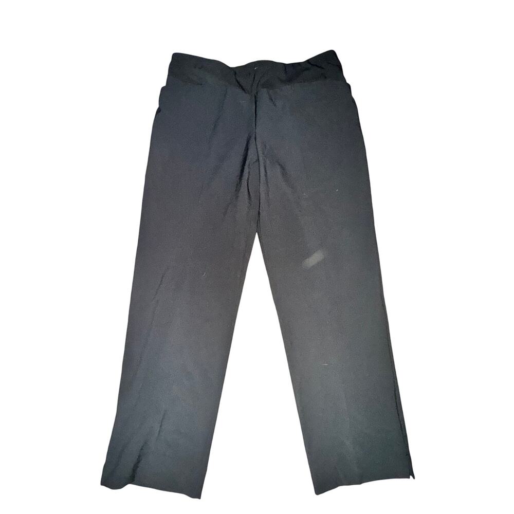 Tail White Label Pull On Ankle Pants Women's Size 16 Black Mid Rise Pockets 28"